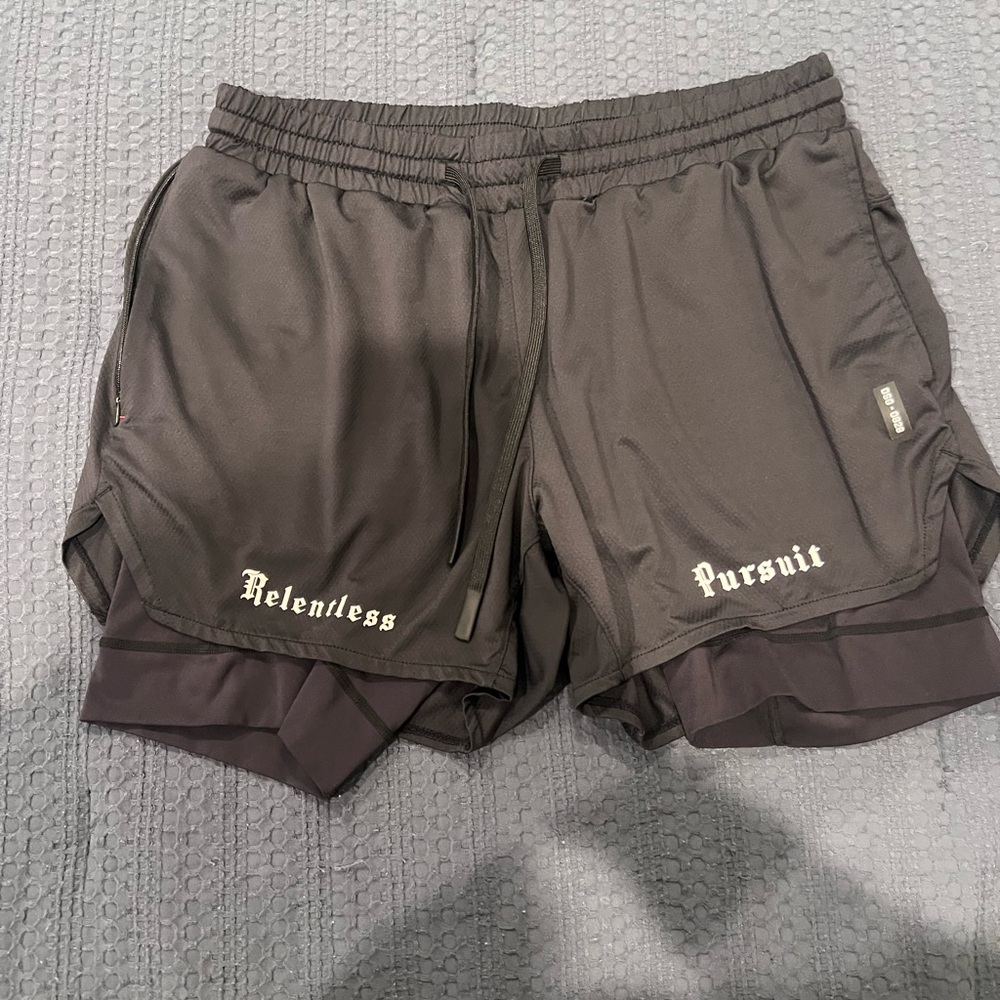 ASRV 0828. AeroSilver® 5" Liner Short - Black "RP"/Black size L